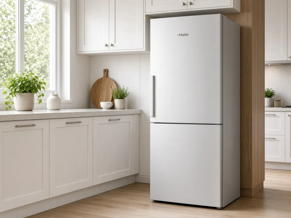 Haier fridge in a home kitchen